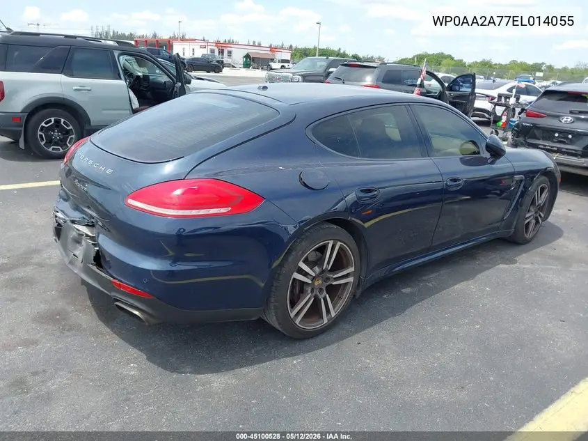 2014 Porsche Panamera 4 VIN: WP0AA2A77EL014055 Lot: 45100528