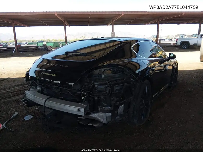 2014 Porsche Panamera E-Hybrid S VIN: WP0AD2A77EL044759 Lot: 45447077