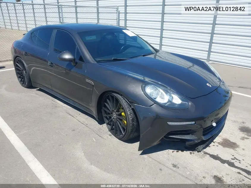 2014 Porsche Panamera 4 VIN: WP0AA2A79EL012842 Lot: 45632720
