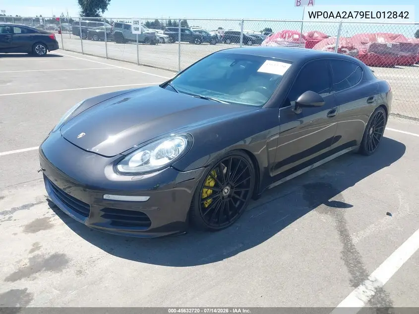 2014 Porsche Panamera 4 VIN: WP0AA2A79EL012842 Lot: 45632720