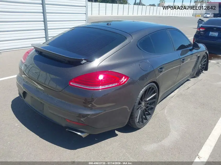 2014 Porsche Panamera 4 VIN: WP0AA2A79EL012842 Lot: 45632720