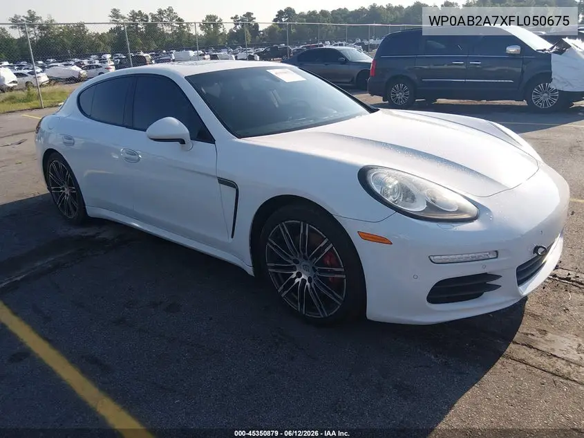 2015 Porsche Panamera S VIN: WP0AB2A7XFL050675 Lot: 45350879