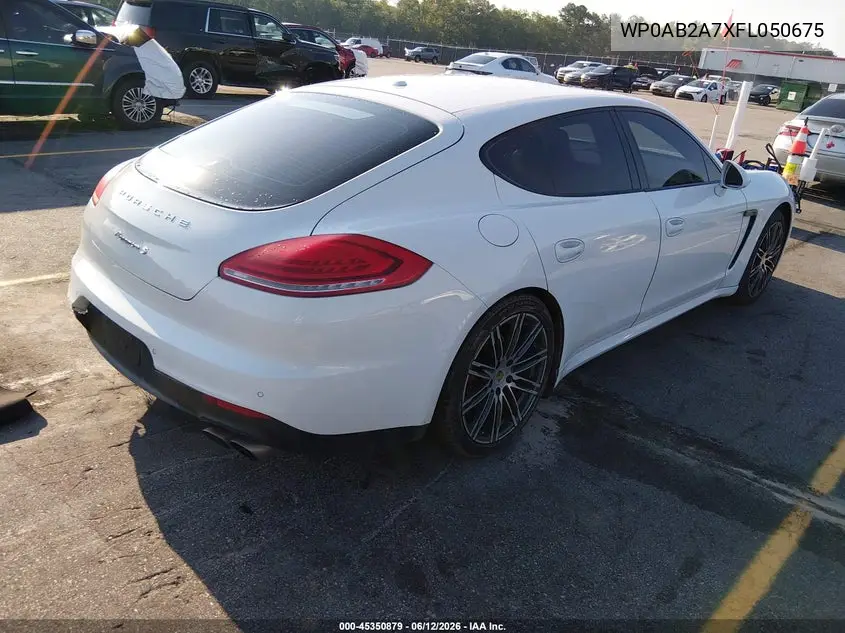 2015 Porsche Panamera S VIN: WP0AB2A7XFL050675 Lot: 45350879