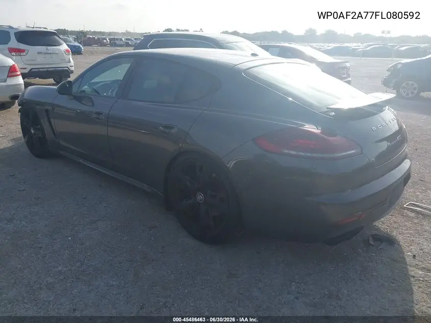2015 Porsche Panamera Gts VIN: WP0AF2A77FL080592 Lot: 45486463