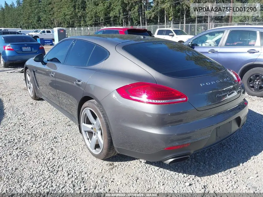 2015 Porsche Panamera 4 VIN: WP0AA2A75FL001290 Lot: 45596543