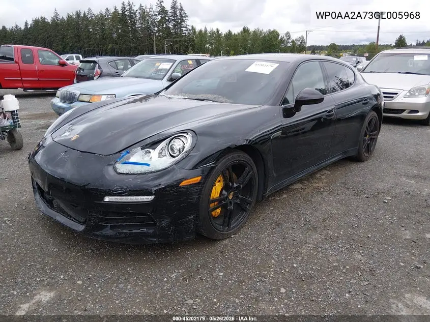 2016 Porsche Panamera 4 VIN: WP0AA2A73GL005968 Lot: 45202179