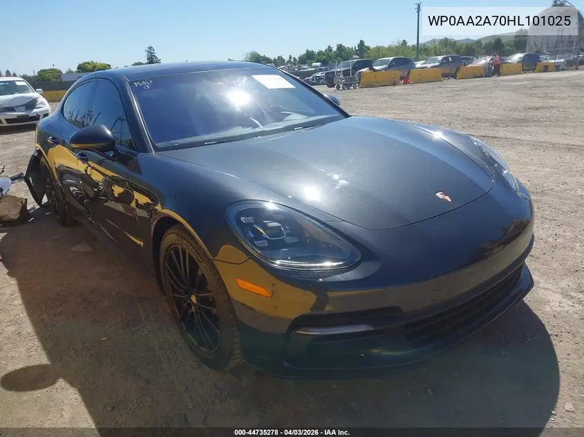 2017 Porsche Panamera 4 VIN: WP0AA2A70HL101025 Lot: 44735278