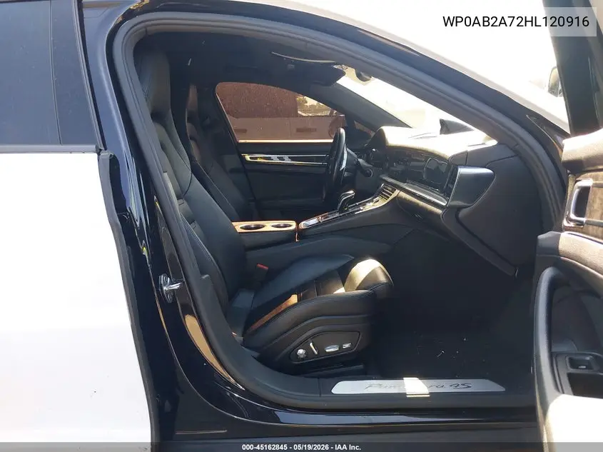 2017 Porsche Panamera 4S VIN: WP0AB2A72HL120916 Lot: 45162845