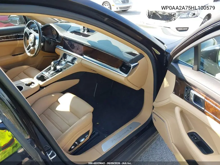 2017 Porsche Panamera 4 VIN: WP0AA2A75HL100579 Lot: 45329642