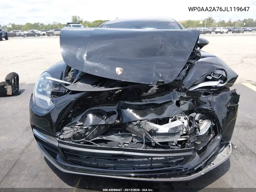 2018 Porsche Panamera 4 VIN: WP0AA2A76JL119647 Lot: 45096447