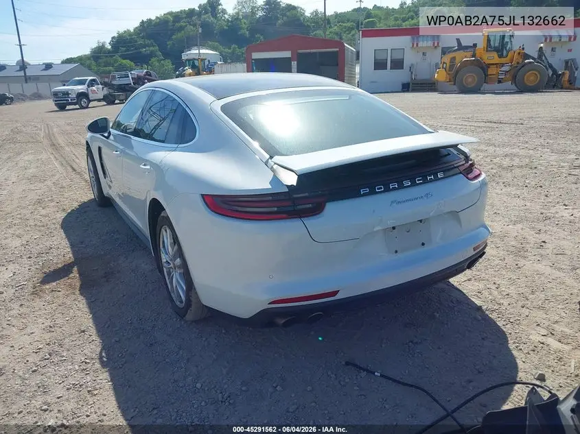 2018 Porsche Panamera 4S VIN: WP0AB2A75JL132662 Lot: 45291562