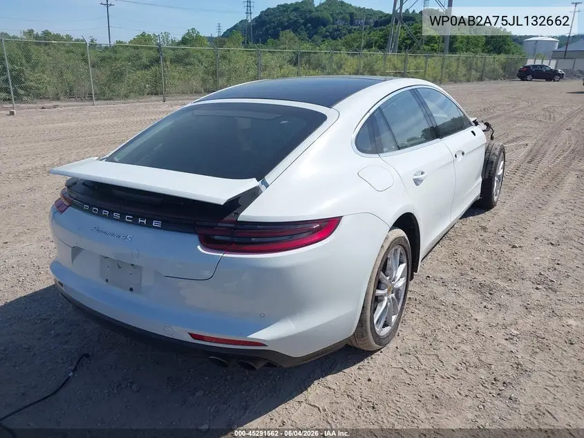2018 Porsche Panamera 4S VIN: WP0AB2A75JL132662 Lot: 45291562