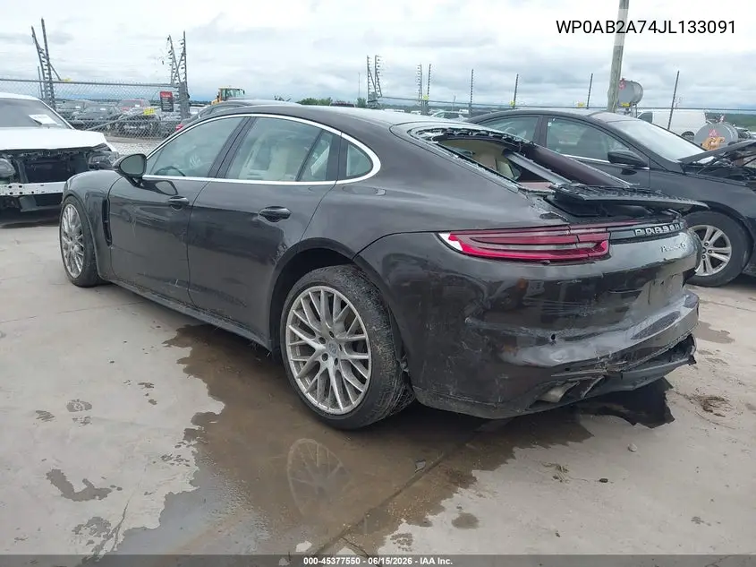 2018 Porsche Panamera 4S VIN: WP0AB2A74JL133091 Lot: 45377550
