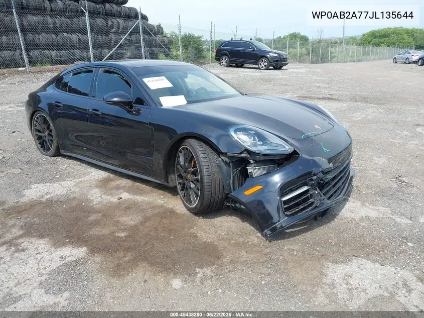 2018 Porsche Panamera 4S VIN: WP0AB2A77JL135644 Lot: 45438280