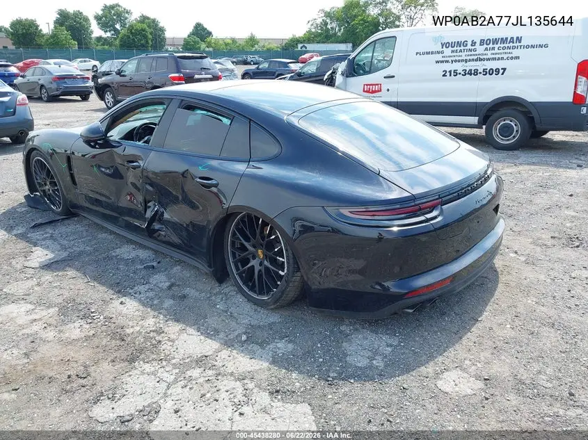 2018 Porsche Panamera 4S VIN: WP0AB2A77JL135644 Lot: 45438280