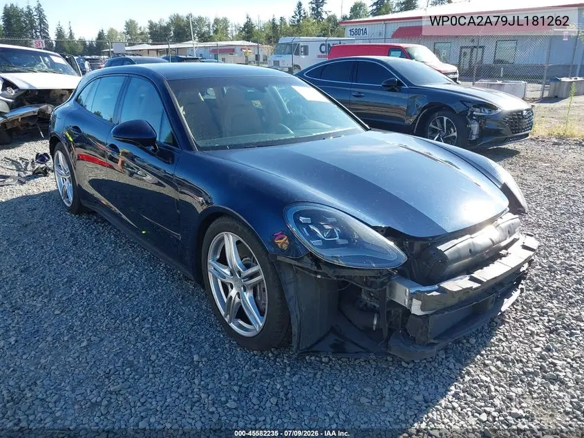 2018 Porsche Panamera Sport Turismo 4 VIN: WP0CA2A79JL181262 Lot: 45582235