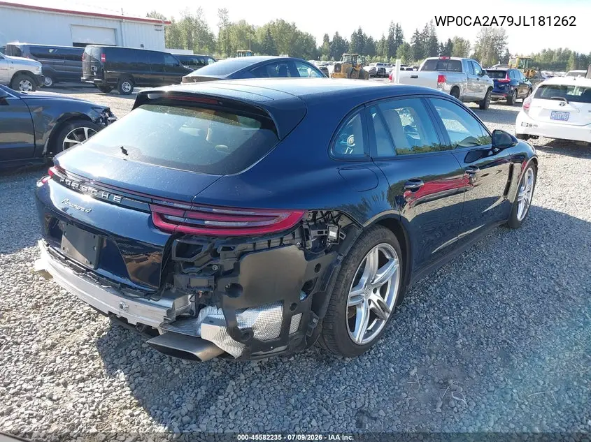2018 Porsche Panamera Sport Turismo 4 VIN: WP0CA2A79JL181262 Lot: 45582235