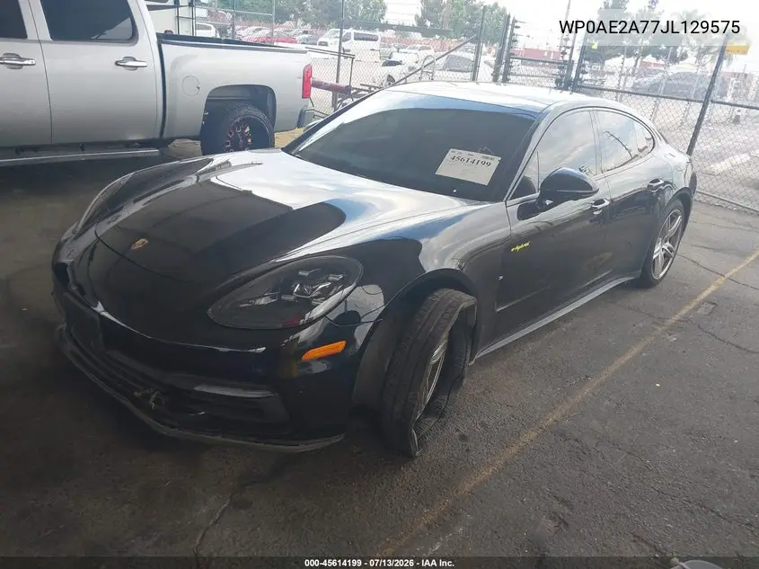 2018 Porsche Panamera E-Hybrid 4 VIN: WP0AE2A77JL129575 Lot: 45614199