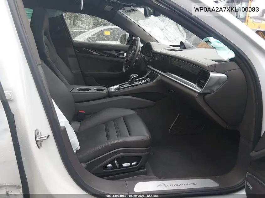 2019 Porsche Panamera 4 VIN: WP0AA2A7XKL100083 Lot: 44994062