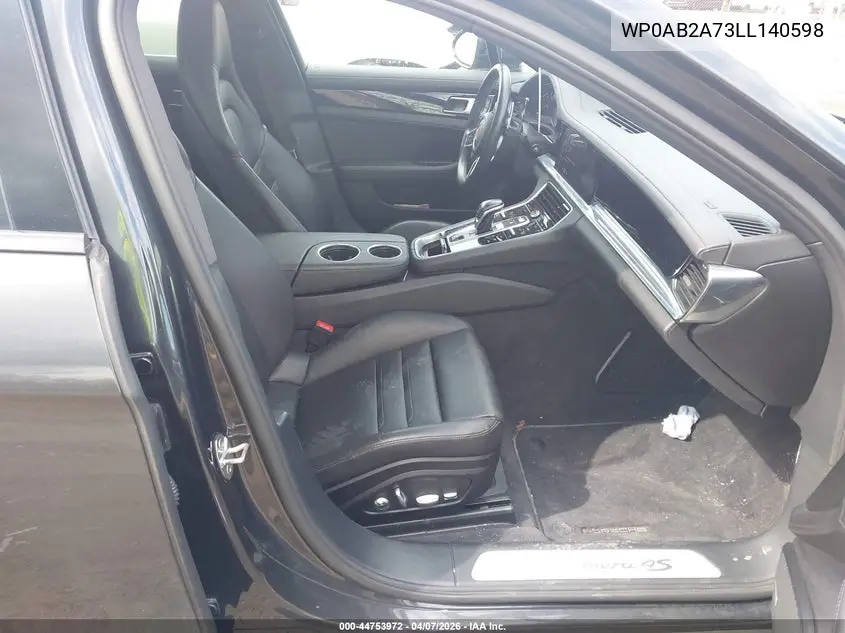 2020 Porsche Panamera 4S VIN: WP0AB2A73LL140598 Lot: 44753972