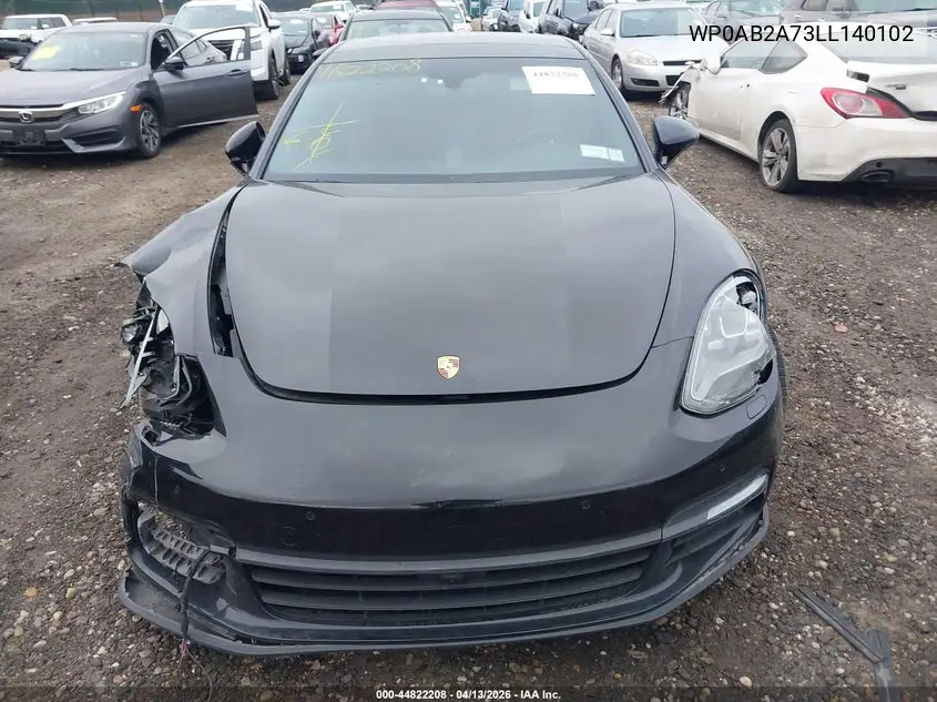 2020 Porsche Panamera 4S VIN: WP0AB2A73LL140102 Lot: 44822208