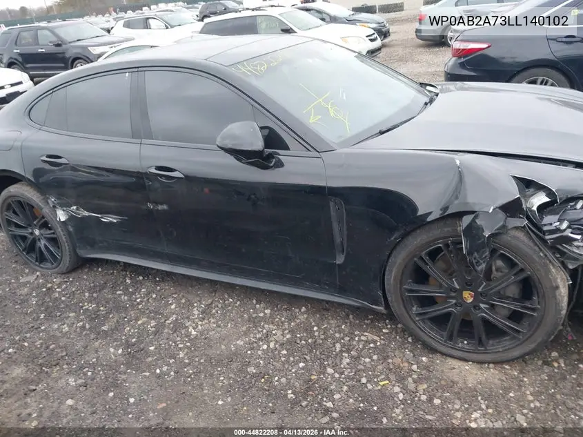 2020 Porsche Panamera 4S VIN: WP0AB2A73LL140102 Lot: 44822208