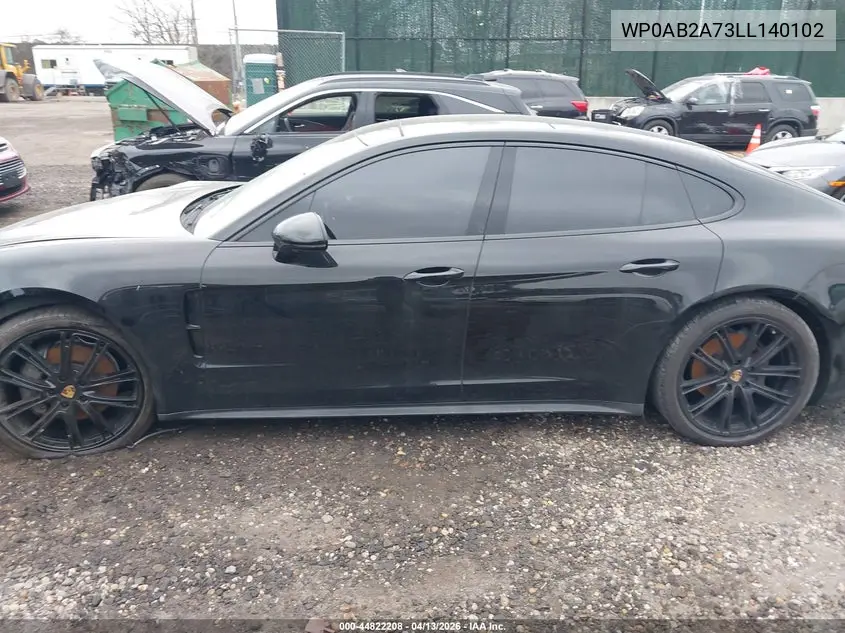 2020 Porsche Panamera 4S VIN: WP0AB2A73LL140102 Lot: 44822208
