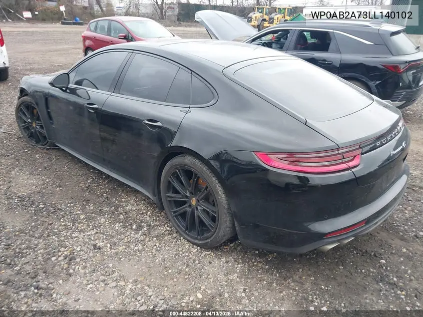 2020 Porsche Panamera 4S VIN: WP0AB2A73LL140102 Lot: 44822208