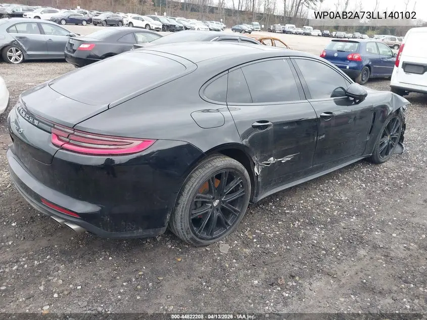 2020 Porsche Panamera 4S VIN: WP0AB2A73LL140102 Lot: 44822208