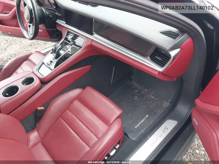 2020 Porsche Panamera 4S VIN: WP0AB2A73LL140102 Lot: 44822208