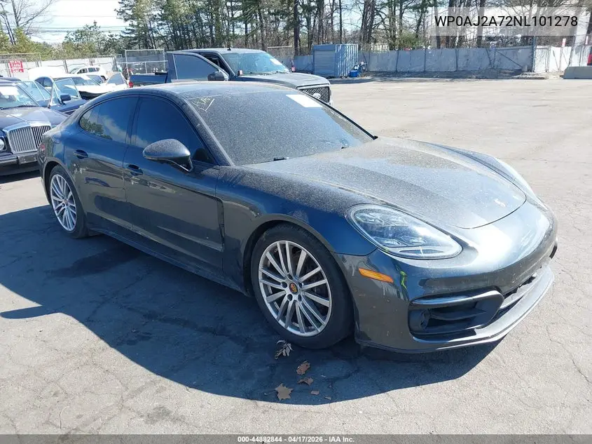 2022 Porsche Panamera 4/4 Platinum Edition/Platinum Edition VIN: WP0AJ2A72NL101278 Lot: 44882844