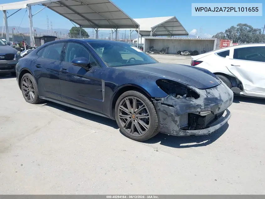 2023 Porsche Panamera 4/4 Platinum Edition/Platinum Edition VIN: WP0AJ2A72PL101655 Lot: 45294164