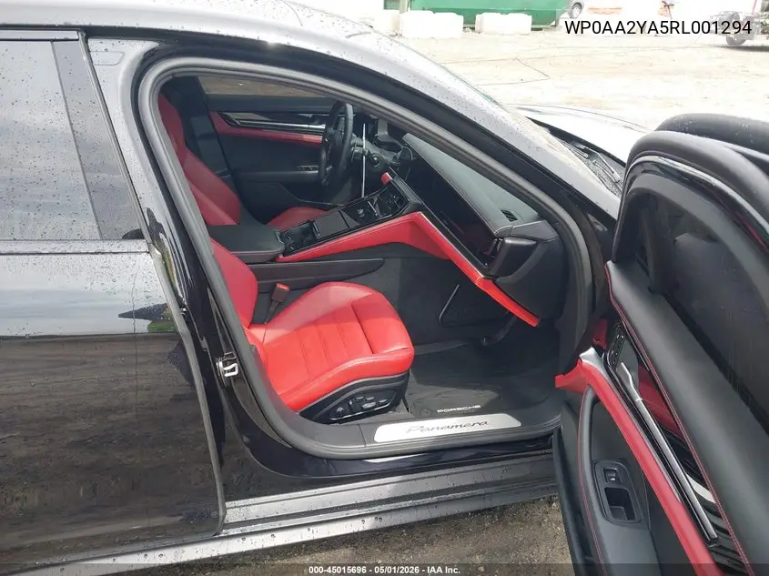 2024 Porsche Panamera 4 VIN: WP0AA2YA5RL001294 Lot: 45015696