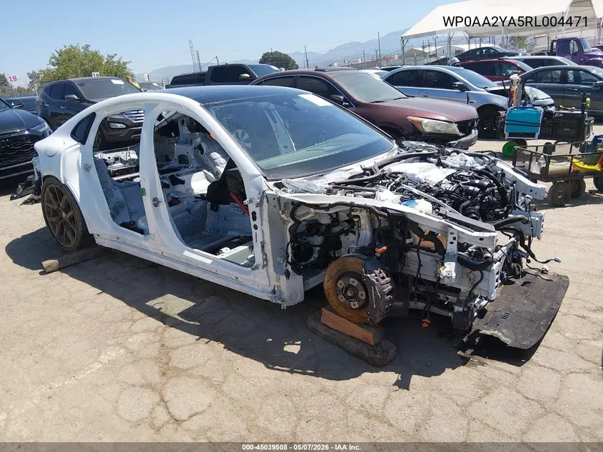 2024 Porsche Panamera 4 VIN: WP0AA2YA5RL004471 Lot: 45039508