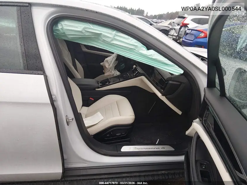 2025 Porsche Panamera 4 VIN: WP0AA2YA0SL000544 Lot: 44717970