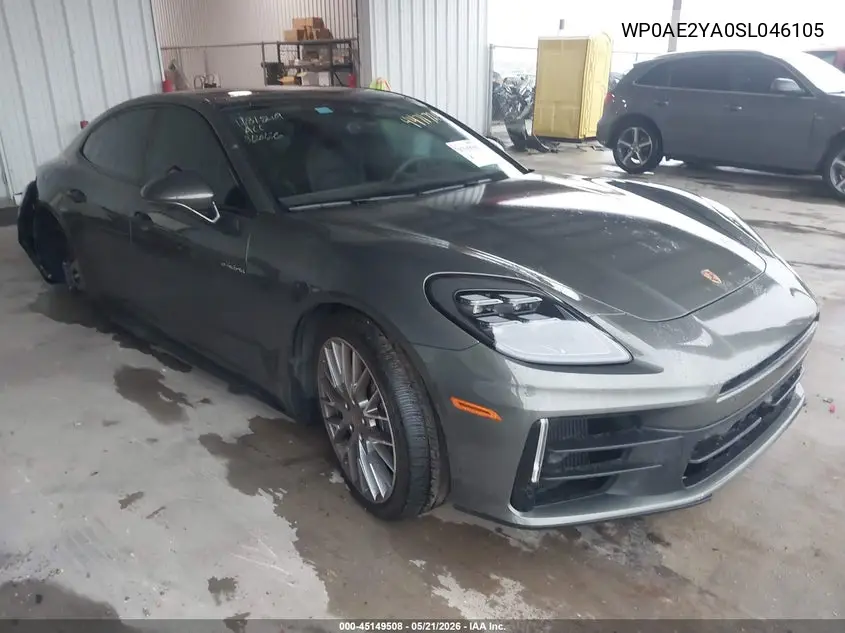 2025 Porsche Panamera E-Hybrid 4 VIN: WP0AE2YA0SL046105 Lot: 45149508