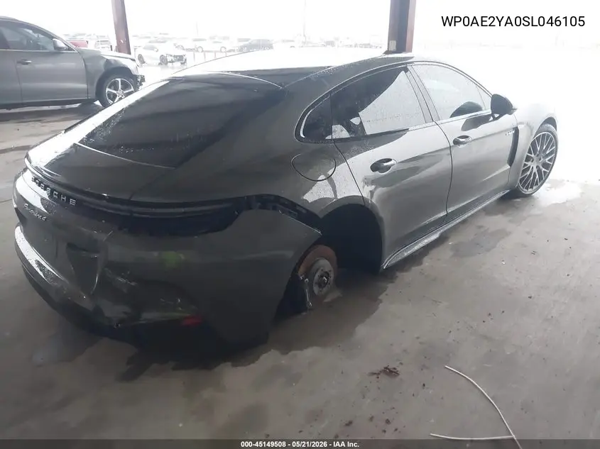 2025 Porsche Panamera E-Hybrid 4 VIN: WP0AE2YA0SL046105 Lot: 45149508