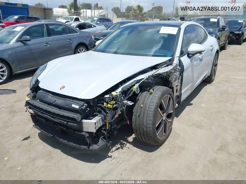 2025 Porsche Panamera 4 VIN: WP0AA2YA8SL001697 Lot: 45213316