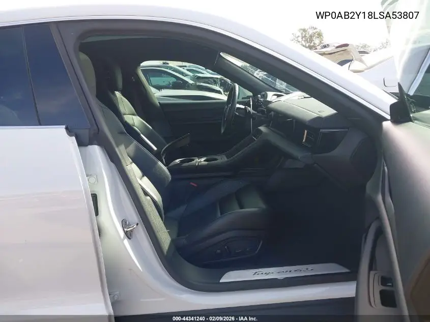 2020 Porsche Taycan 4S VIN: WP0AB2Y18LSA53807 Lot: 44341240