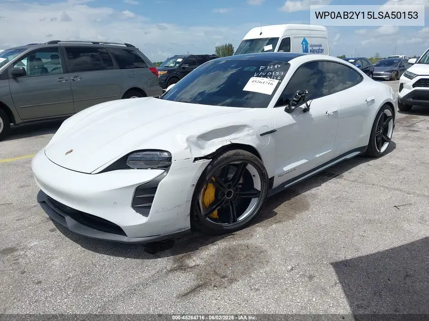 2020 Porsche Taycan 4S VIN: WP0AB2Y15LSA50153 Lot: 45264716