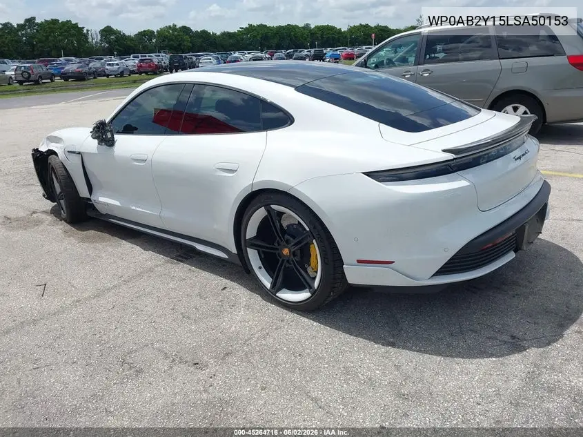 2020 Porsche Taycan 4S VIN: WP0AB2Y15LSA50153 Lot: 45264716