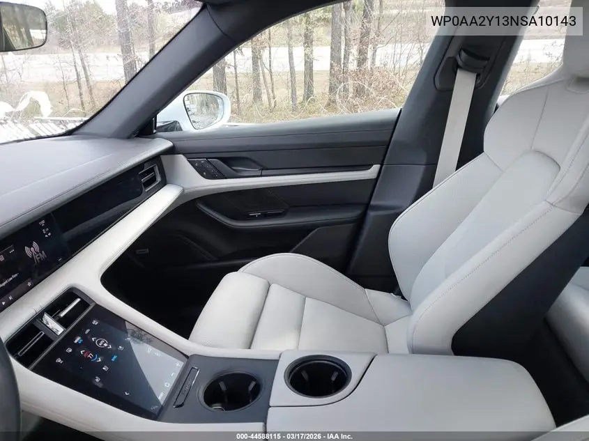 2022 Porsche Taycan VIN: WP0AA2Y13NSA10143 Lot: 44588115