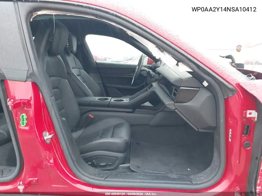 2022 Porsche Taycan VIN: WP0AA2Y14NSA10412 Lot: 45046120