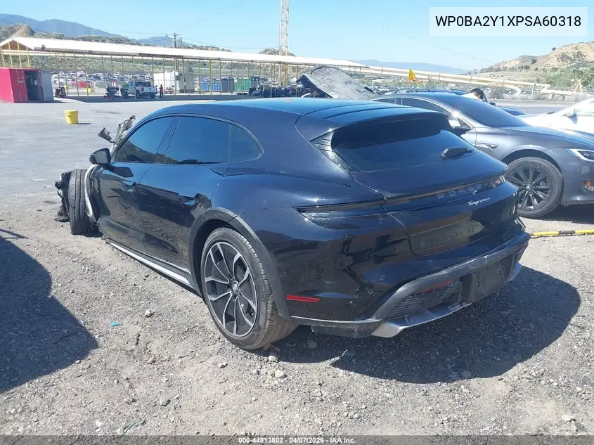 2023 Porsche Taycan Cross Turismo 4 VIN: WP0BA2Y1XPSA60318 Lot: 44813802