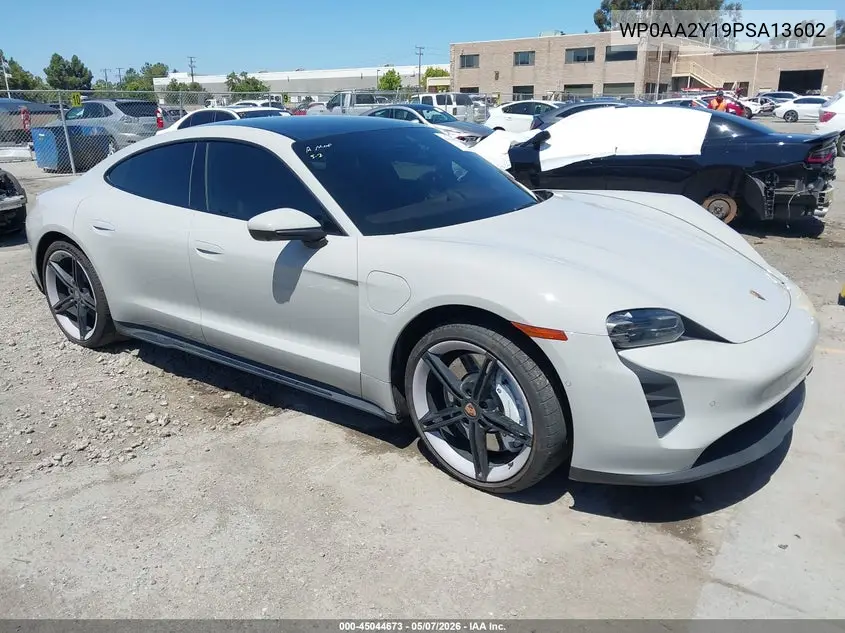 2023 Porsche Taycan VIN: WP0AA2Y19PSA13602 Lot: 45044673