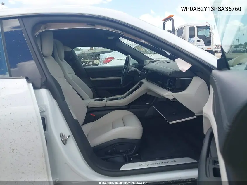 2023 Porsche Taycan 4S VIN: WP0AB2Y13PSA36760 Lot: 45343216