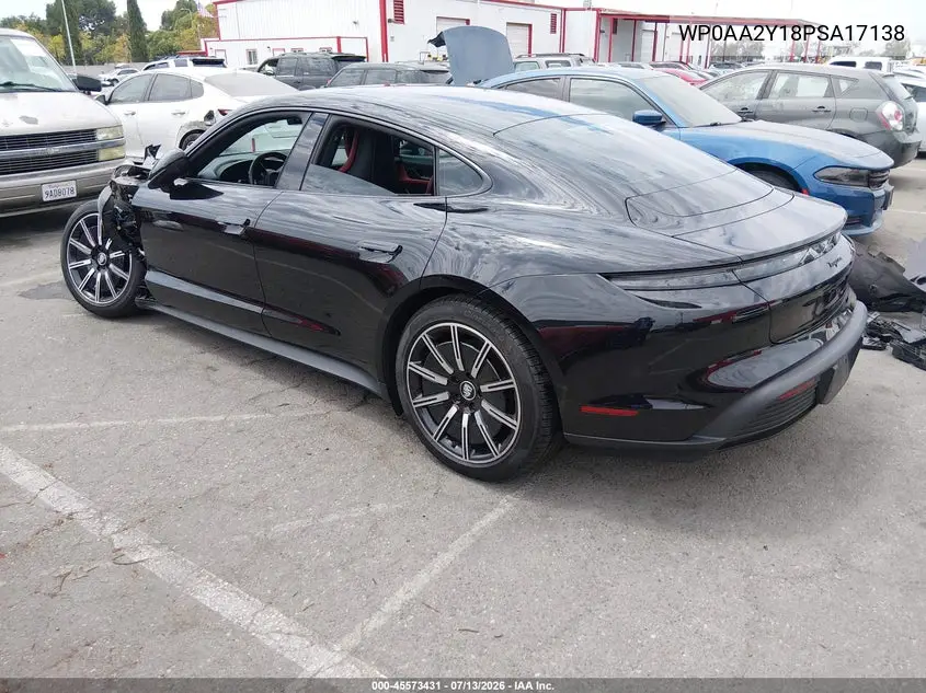 2023 Porsche Taycan VIN: WP0AA2Y18PSA17138 Lot: 45573431
