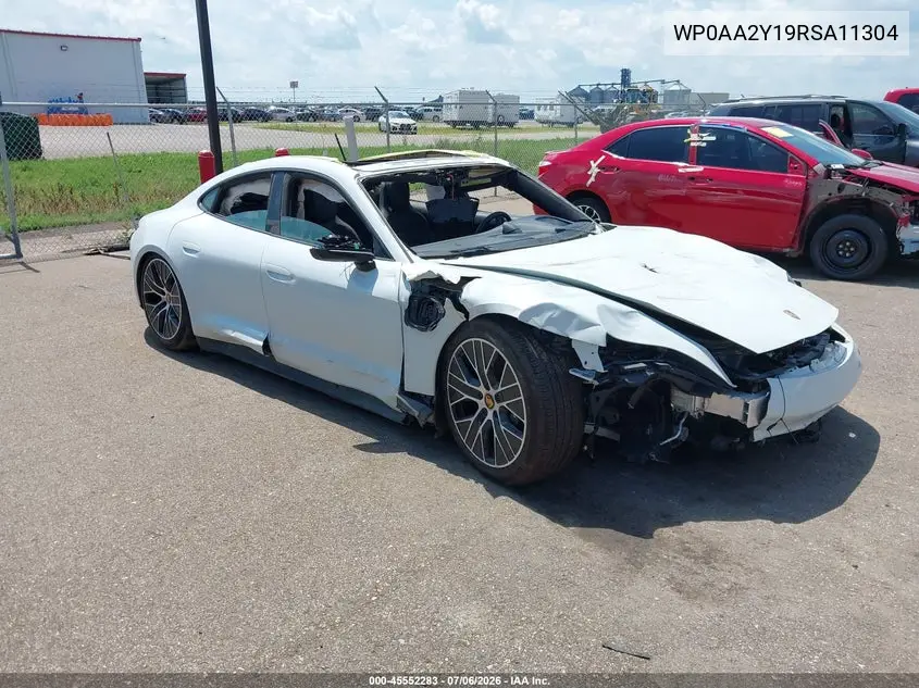 2024 Porsche Taycan VIN: WP0AA2Y19RSA11304 Lot: 45552283