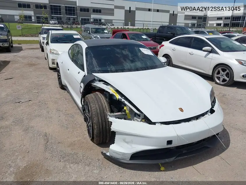 2025 Porsche Taycan 4 VIN: WP0AA2Y12SSA13045 Lot: 45414430