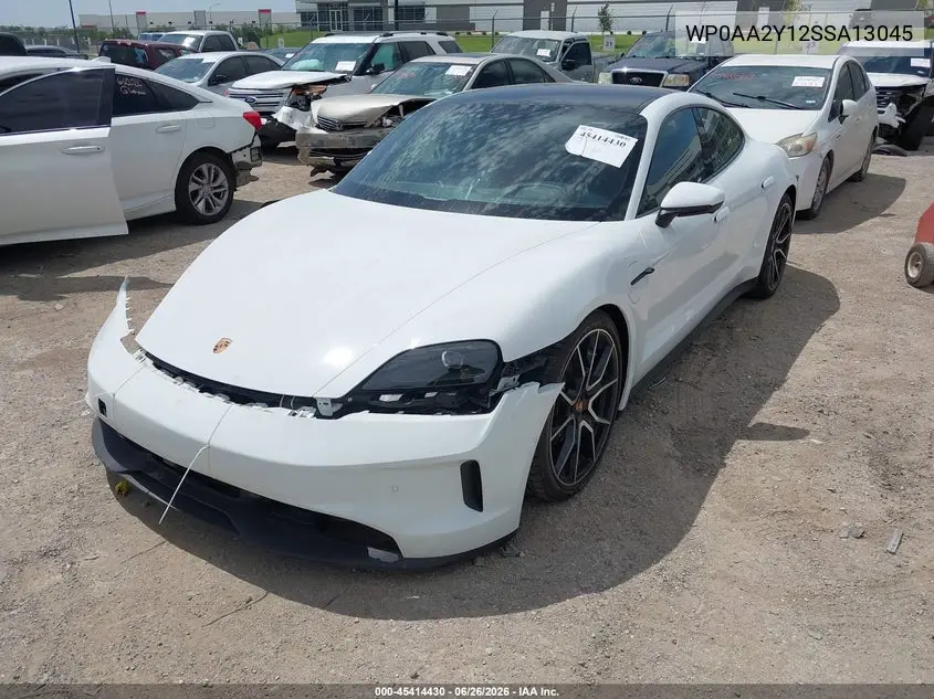 2025 Porsche Taycan 4 VIN: WP0AA2Y12SSA13045 Lot: 45414430